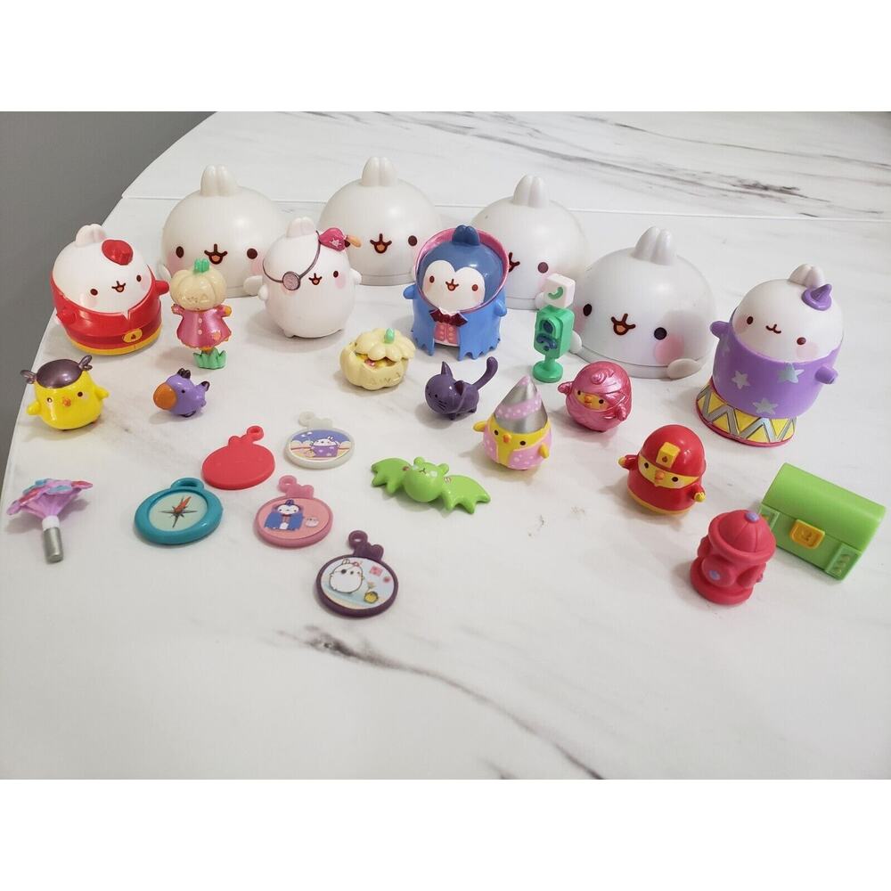 Molang Push N Peel Mystery Blind Mini Set LOT Jazzwares 2017 Halloween